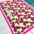 Canga de Praia Personalizada | Estampa Borboletas Pink e Verde - comprar online