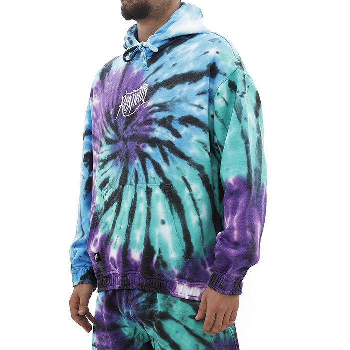 MOLETOM REXPEITA LOGO TIE DYE - Tribo Board Shop