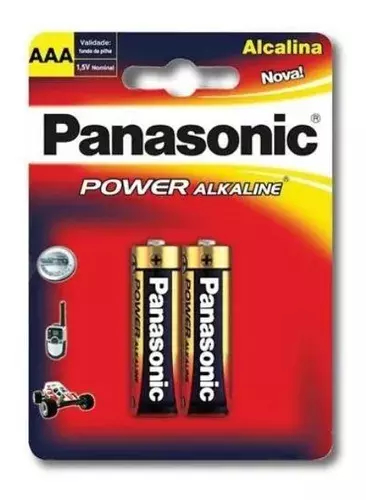 Pilas AAA Panasonic Alkalinas 1,5v X2 - LR03RTBL/2B