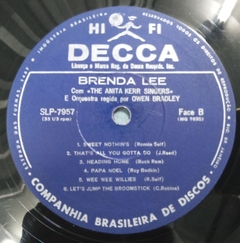 Imagem do Lp Brenda Lee - selo Decca, sem data (anos 50)