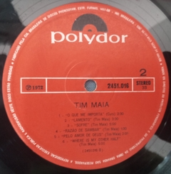 Imagem do LP Tim Maia 1972 Original, capa dupla