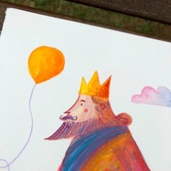 Arte original King Balloon na internet