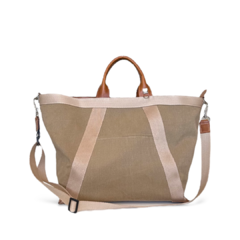 Tote Bag Zíper Argonautas Cástor - Ocre