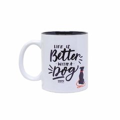 Caneca "Life is better with a dog"