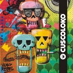 Coleira Skulls Neon Cuscoloko - comprar online