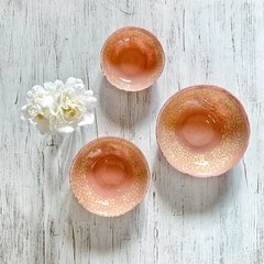 Ensaladera / Bowl PRIMAVERA rosa + crema - comprar online