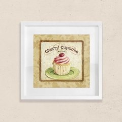 Cuadro cherry cupcake