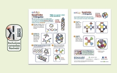 Kit Edulig Quadrados e Triângulos - 115 peças - comprar online