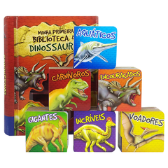 Minha Primeira Biblioteca de Dinossauros (Box com 6 und) - comprar online