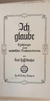 ICH GLAUBE - KARL HESSELBACHER - APOSTOLISCHEN GLAUBENSBEKENNTNIS 1958 - comprar online