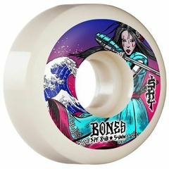 Bones SPF Sky Brown Warrior P5 Sidecut Wheels 84b 54mm