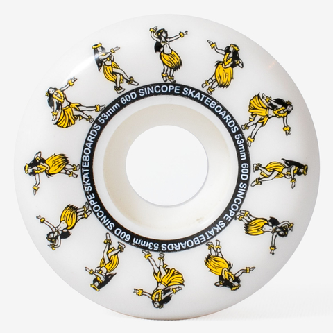 RUEDAS DE SKATE SINCOPE HULA WHEELS 53mm