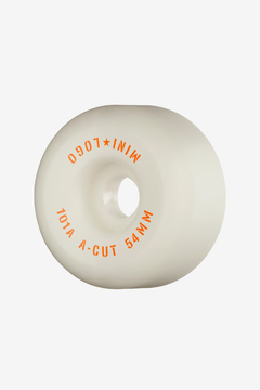 Ruedas de skate MINILOGO A-CUT- "2" 54 MM X 101 WHITE 4PK