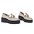 Mocassim Tratorado Via Marte Sapato Loafer Feminino 23-904 - loja online