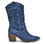 Bota Western Jeans Via Marte Denim Country Feminino 23-2708