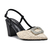 Sapato Scarpin Via Marte Salto Bloco Slingback Strass 23-12302 - comprar online