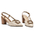 Imagem do Sapato Scarpin Via Marte Salto Bloco Slingback Strass 23-12302