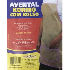 AVENTAL MAXXIMO KORINO C/BOLSO 69X46CM 015 - comprar online