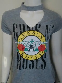 T-Shirt Feminina - Coleção Bandas - Guns N'Roses na internet