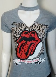 T-Shirt Feminina - Coleção Bandas - Rolling Stones