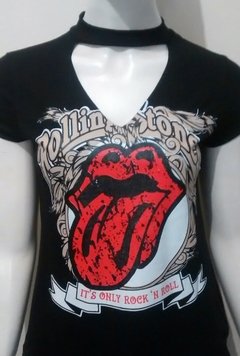 T-Shirt Feminina - Coleção Bandas - Rolling Stones - comprar online