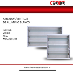aireador ventiluz aluminio aberturas carber