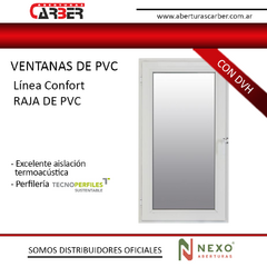 Raja / Banderola de PVC Linea SMARTLIFE Blanca de 0,50 x 1,10 DVH 4/9/4 VENHAUSEN