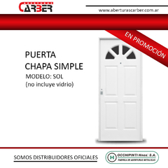 Puerta Chapa Simple ECONOMICA Occhipinti modelo 925 - comprar online