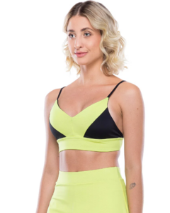 Top Beach Tennis Dry - Amarelo Neon