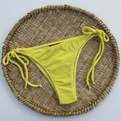 Tanga Lacinho Maresias Textura - Amarelo