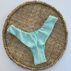 Tanga Fio Duplo Argola Lateral - Verde Água - Meu Bikini Novo