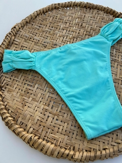 Tanga Básica Borboleta - Verde Água - Meu Bikini Novo