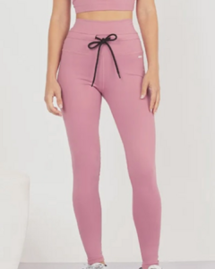 Legging com Canaleta no Cós - Romã