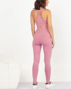 Legging com Canaleta no Cós - Romã - loja online