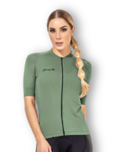 Camisa Manga Curta Ciclismo - Verde Herbal