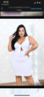 Vestido Manga Curta Nozinho Decote Plus Size na internet