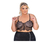 Cropped Rendado Com Bojo Forro Nude Decotado Plus Size