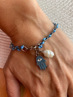 Pulseira Hamsa Azul na internet