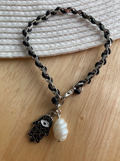 Pulseira Hamsa Preta - comprar online