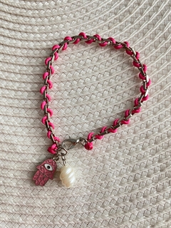 Pulseira Hamsa Rosa - comprar online