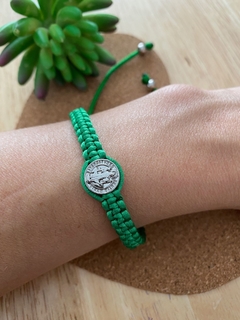 Pulseira M.S.Bento Prata Verde