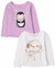 The Children's Place Kit 2 Camisetas Manga Longa Pinguim Boneco de Neve Pronta Entrega