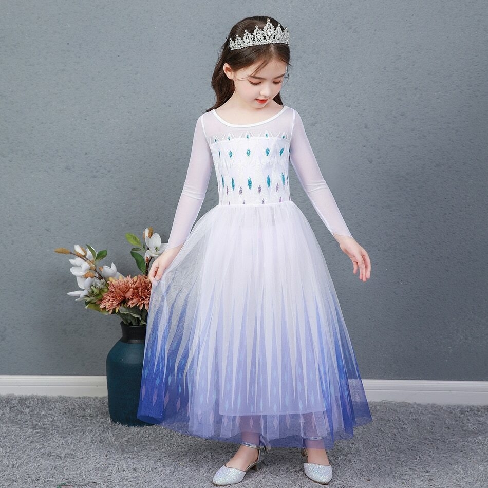 Vestido Infantil Frozen Princesa Aplique Gelo Festas - TEMATICOS - Vestido  Feminino - Magazine Luiza