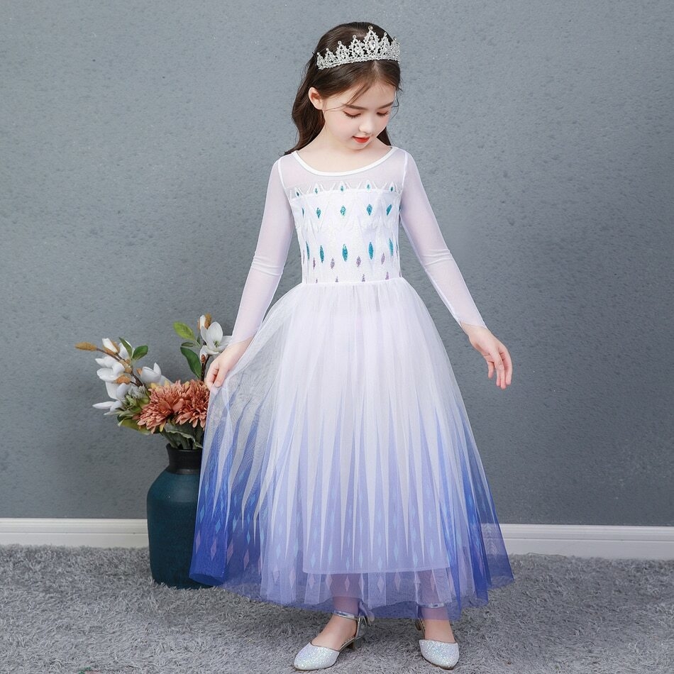 VESTIDO TEMÁTICO FROZEN - Claraju Importados