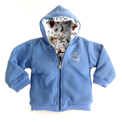 Campera Reversible BB Azul