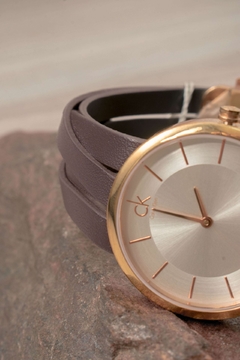 Reloj Calvin Klein con Malla de cuero - comprar online