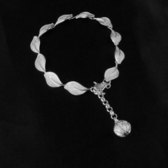 Pulsera Silueta Hoja Plata 925 - tienda online