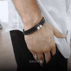 Pulsera Hombre de Cuero doble