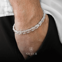 Pulsera de Hombre Plata Hueca