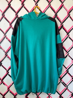 HOODIE STAR VERDE COMBINADO - 85 cms